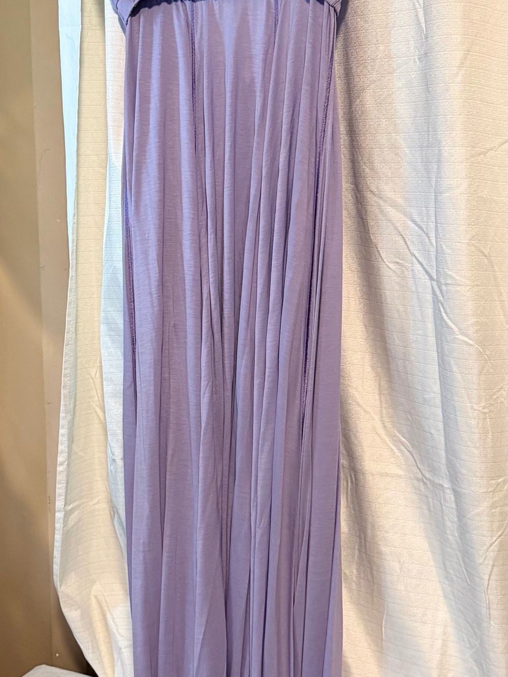 Lavender Maxi Dress with Flowing Silhouette